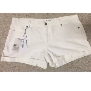 Paige white denim jimmy jimmy shorts